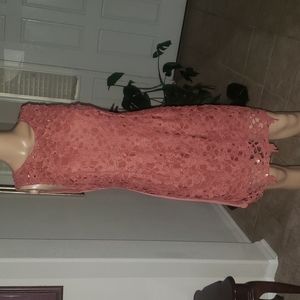 Naranka K Jeweled adorned Eyelit front jagged hem